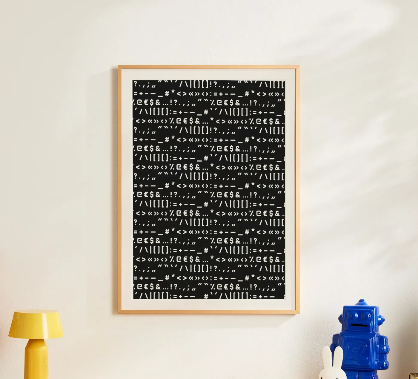 Typography Special Characters Pattern #2 Poster von kathrinmay