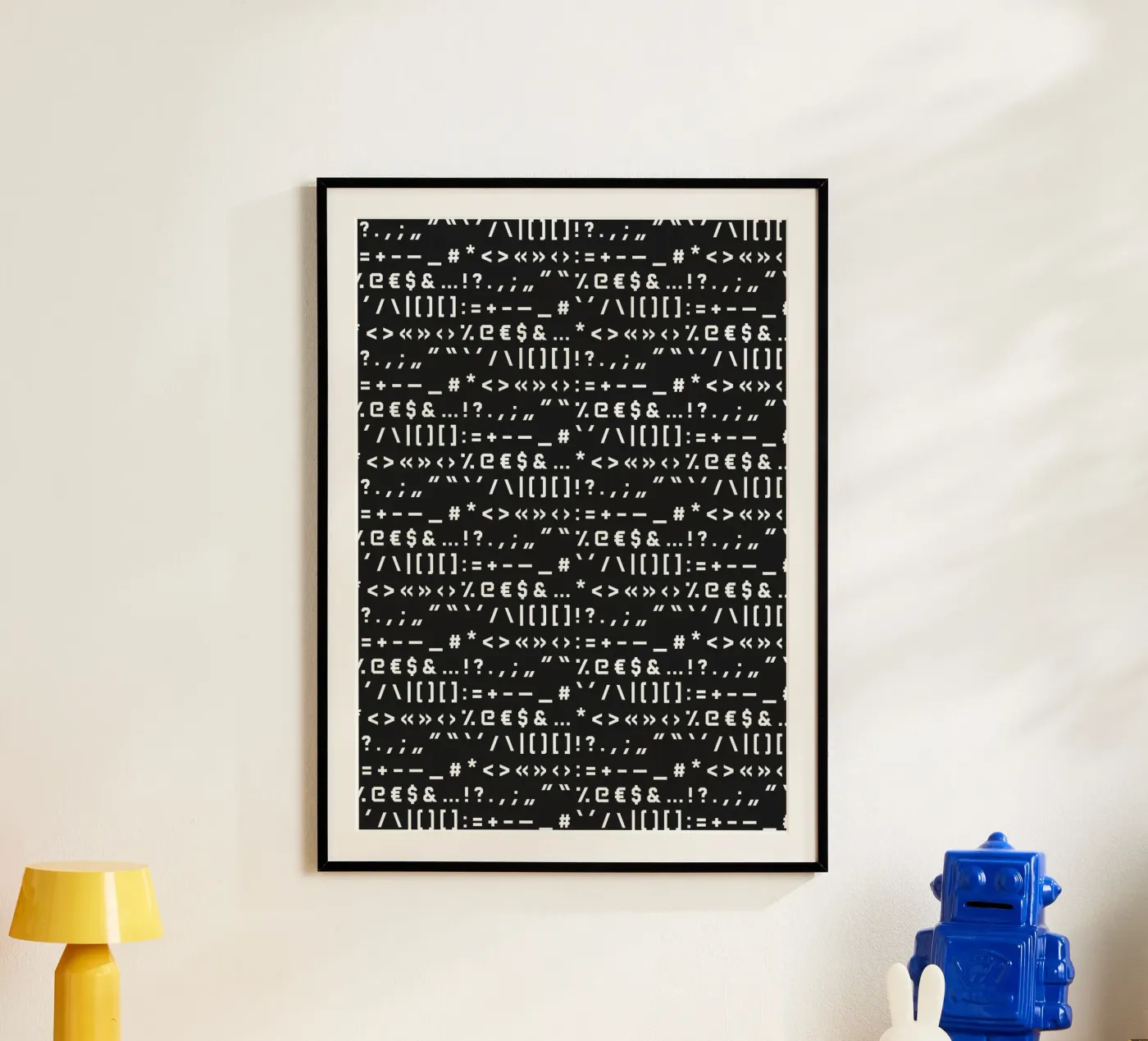 Typography Special Characters Pattern #2 Poster von kathrinmay