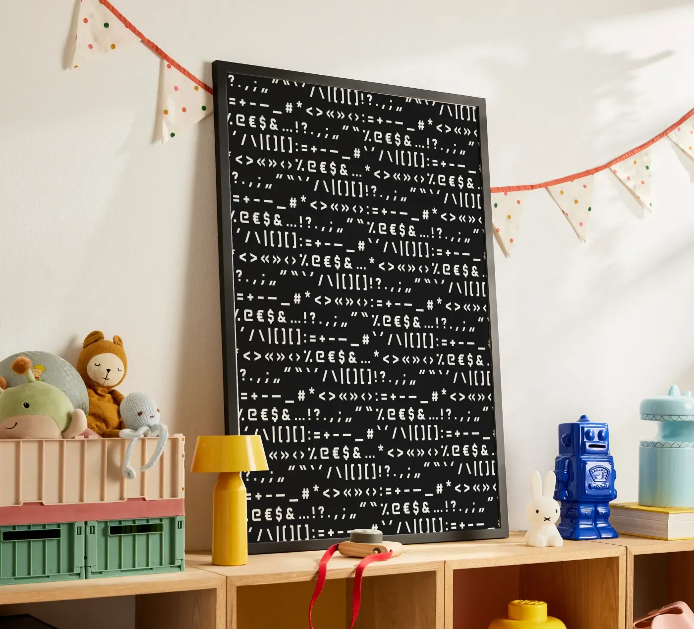 Typography Special Characters Pattern #2 Poster von kathrinmay