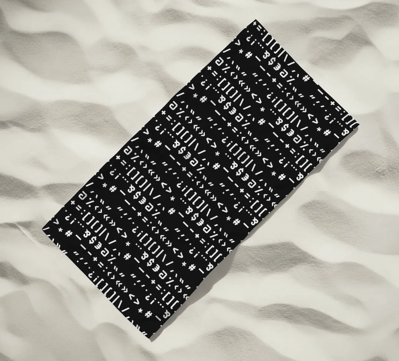 Typography Special Characters Pattern #2 telo mare da kathrinmay