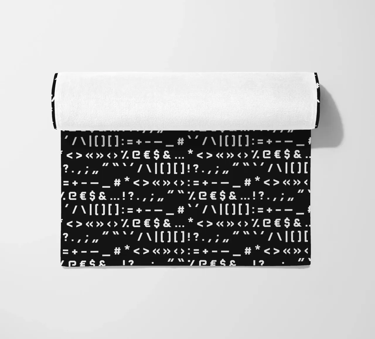Typography Special Characters Pattern #2 telo mare da kathrinmay