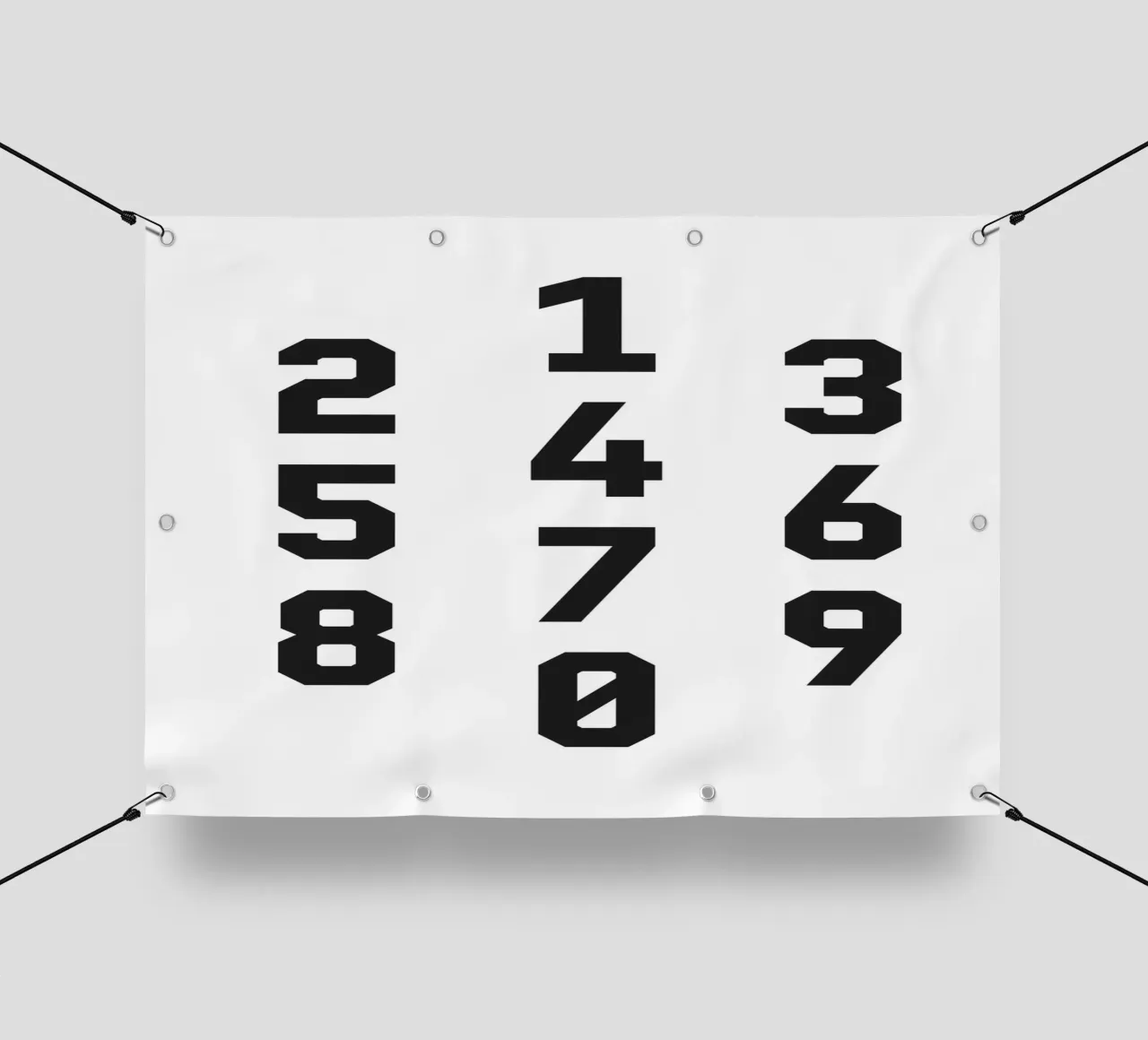 Typography Numbers #2 telo in pvc da kathrinmay