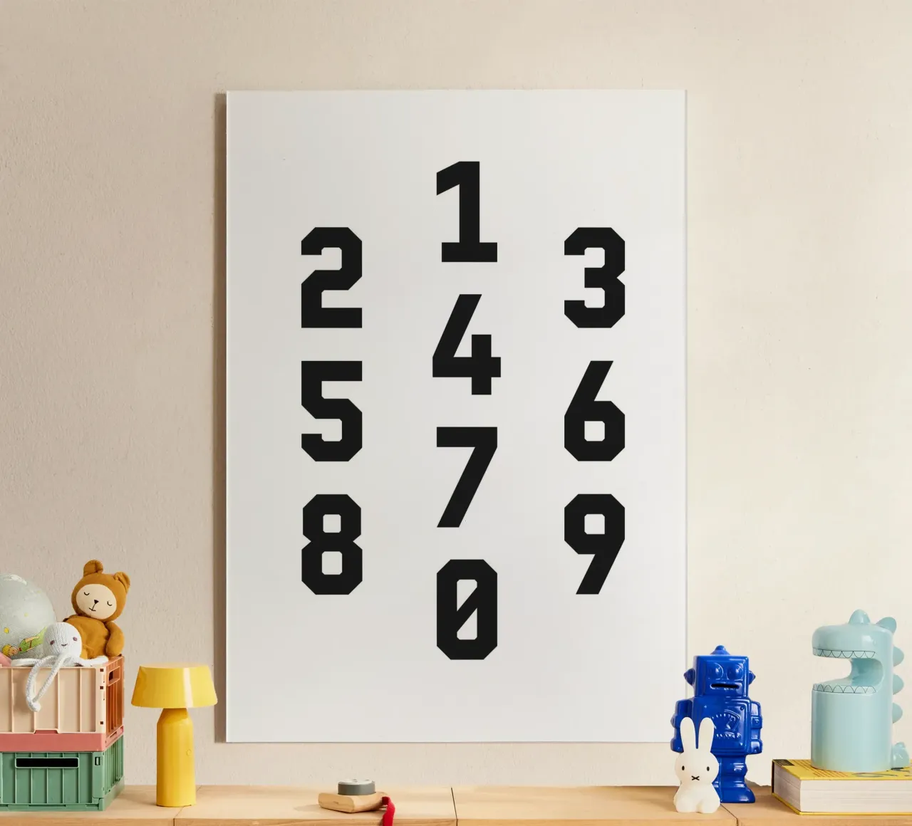 Typography Numbers #2 plexiglass da kathrinmay