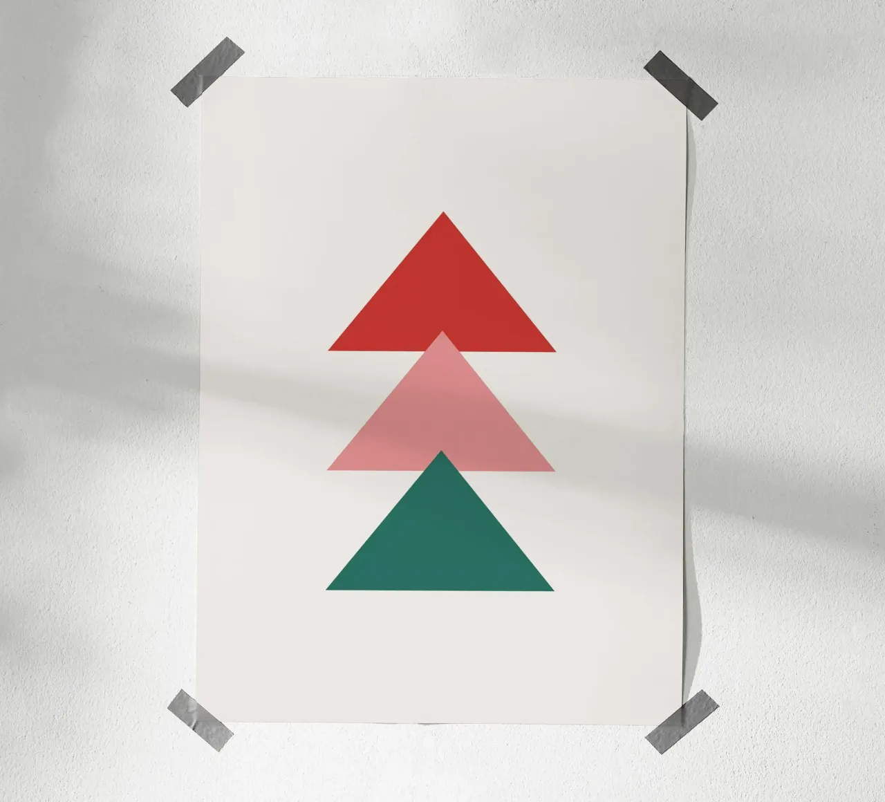 Tree poster con telaio in plastica da we line studio - art