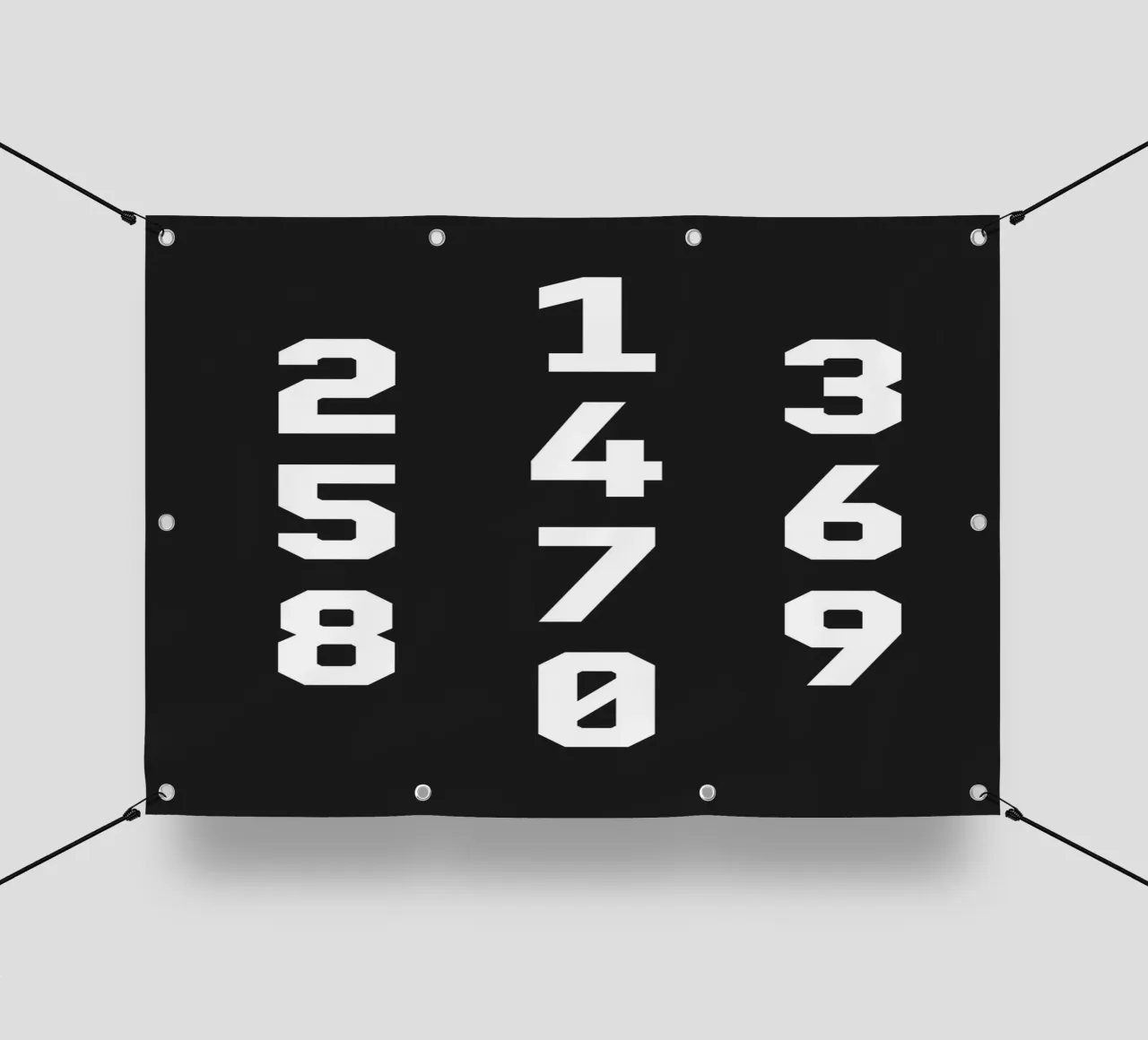 Typography Numbers #3 telo in pvc da kathrinmay