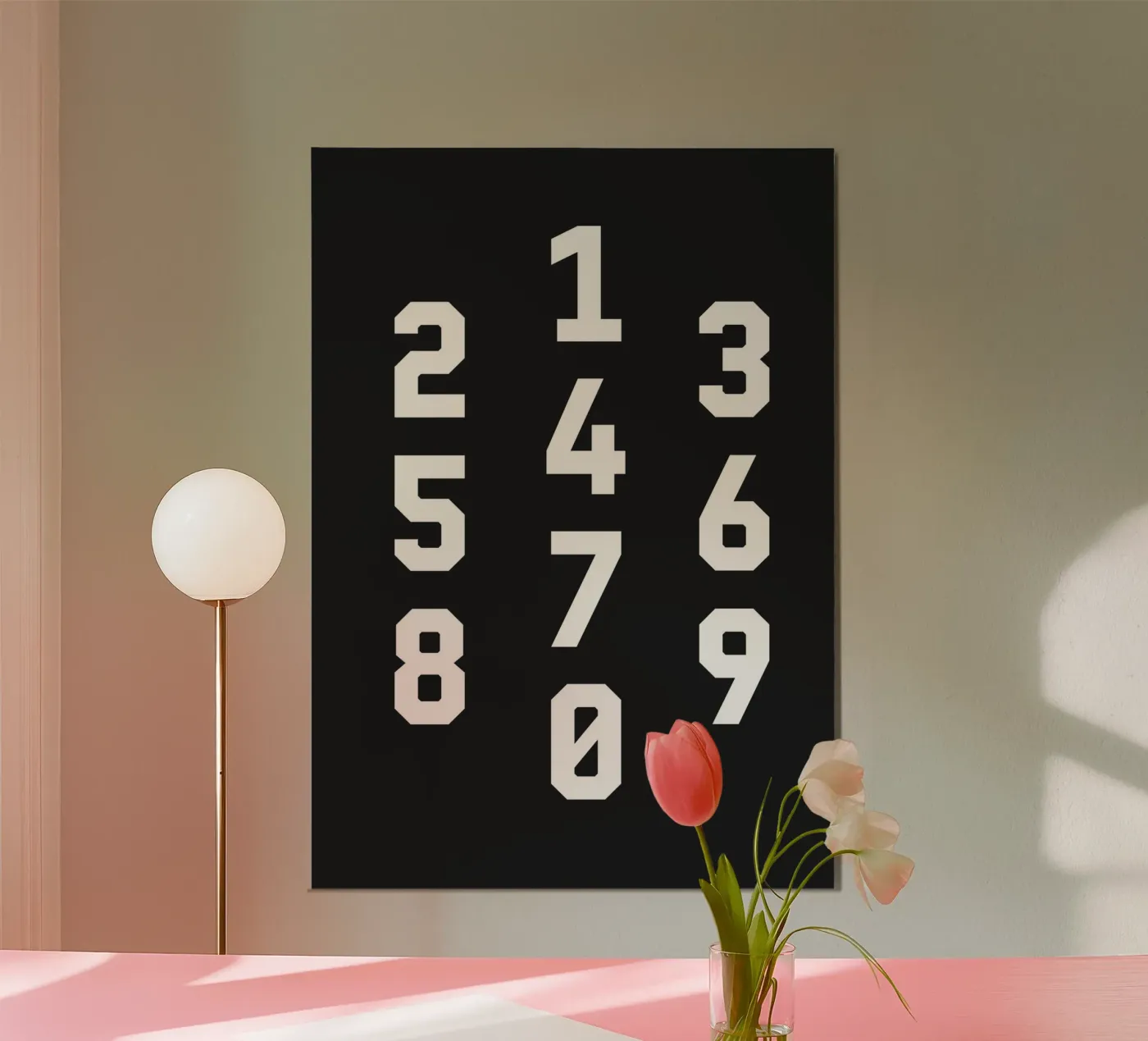 Typography Numbers #3 poster da kathrinmay