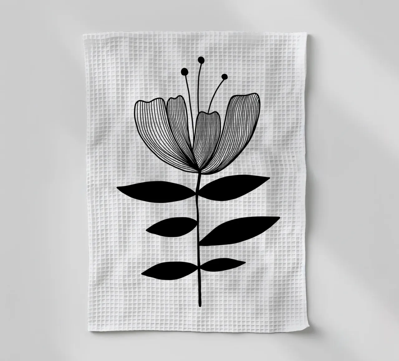 Wild Tulip - Mid Century Linienzeichnung canovaccio da cucina da BAINAI