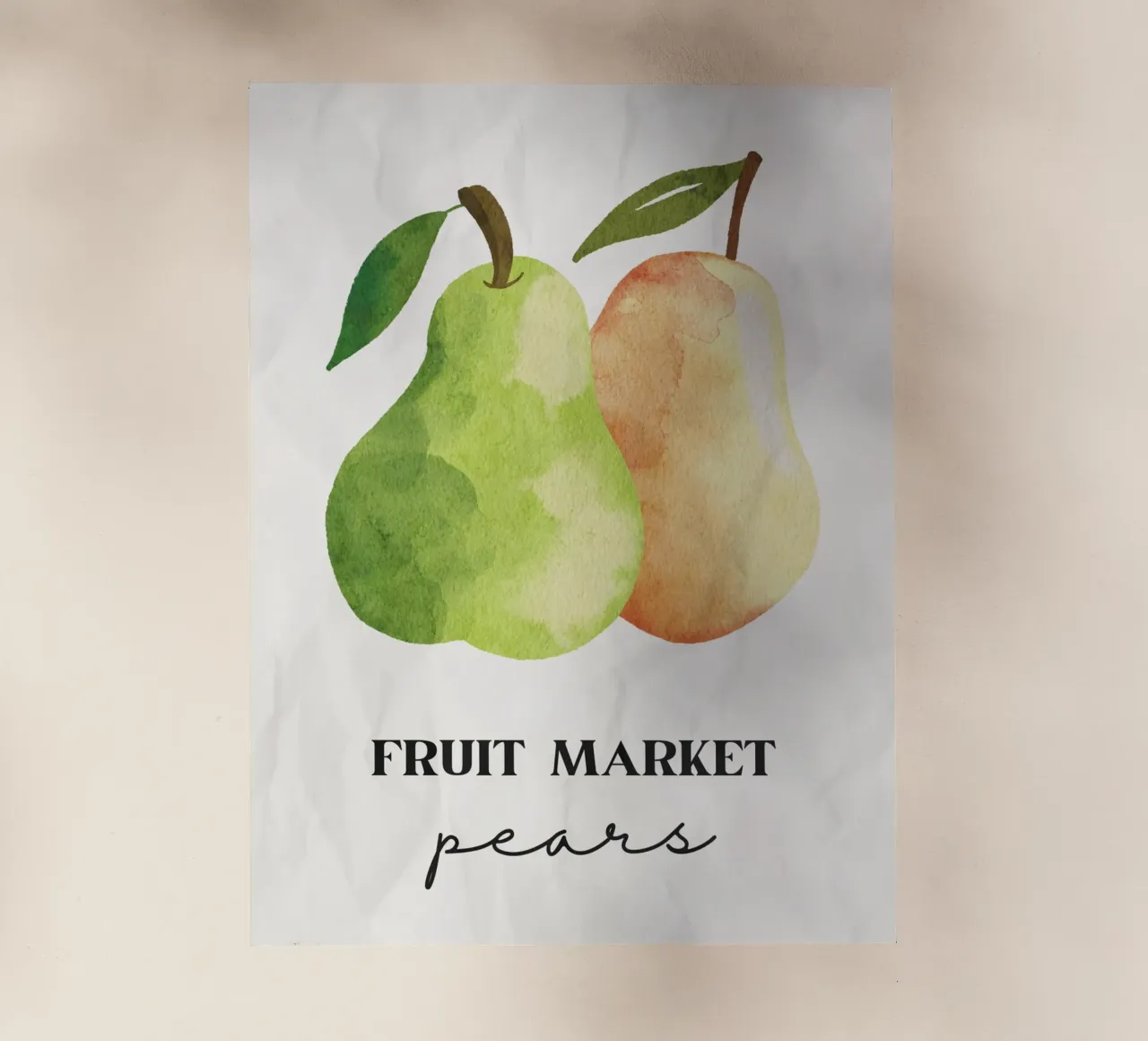Pears pellicola backlit da PinkCandyWalls