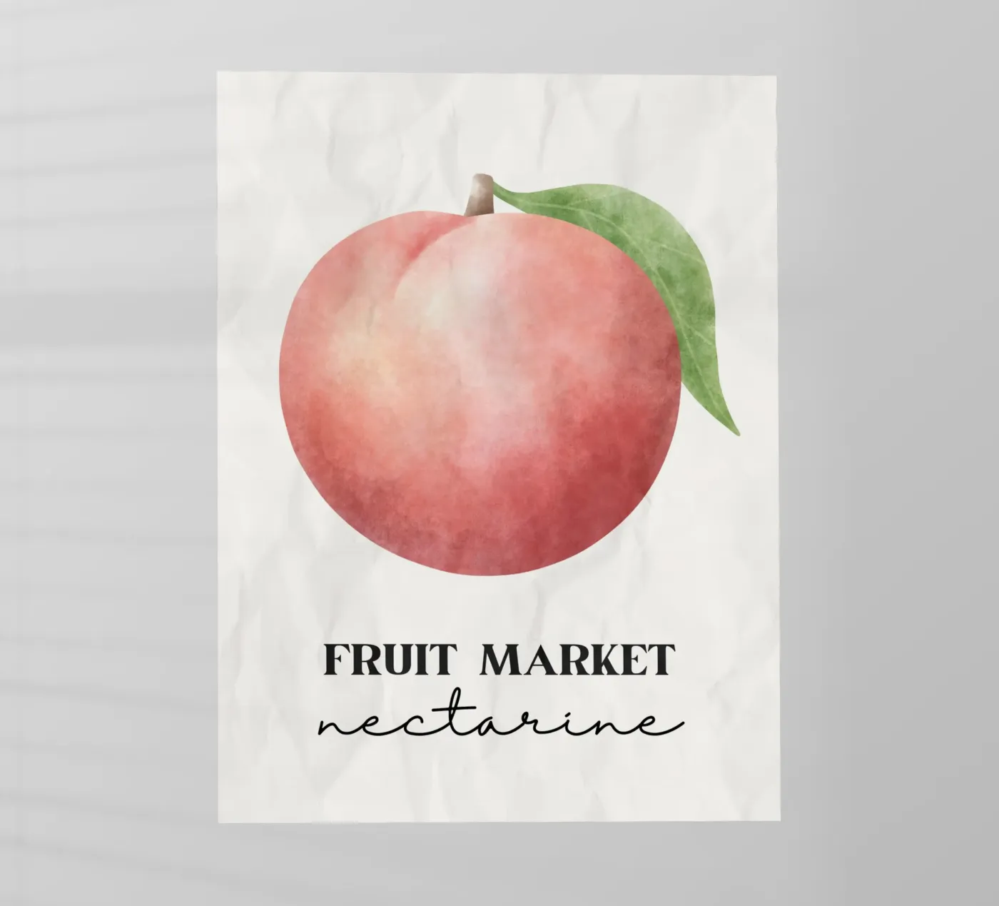 Nectarine pellicola backlit da PinkCandyWalls