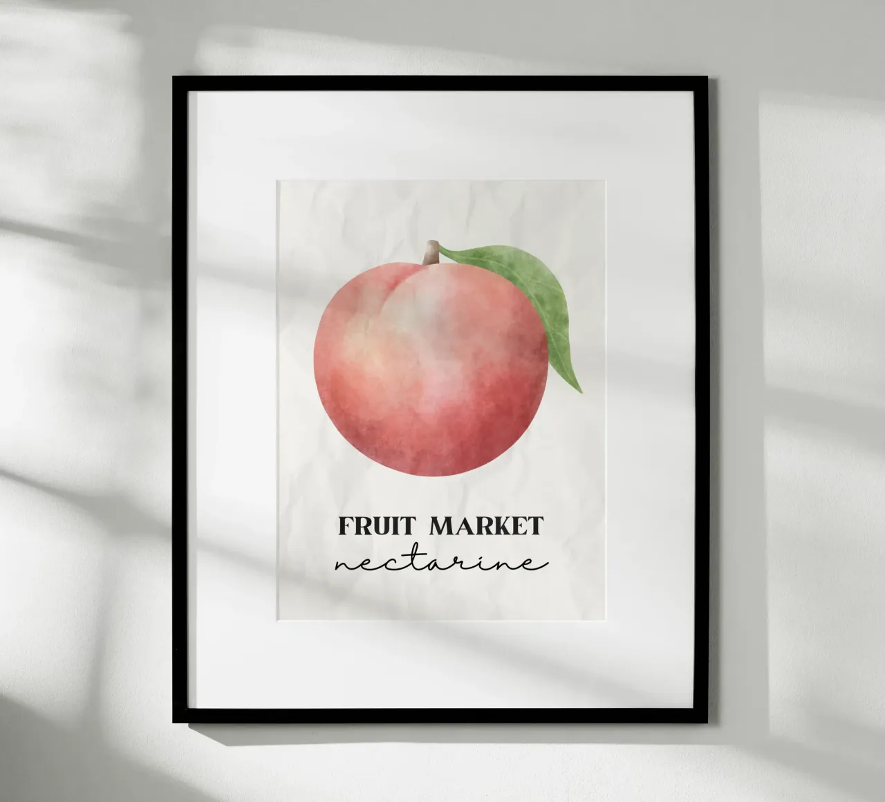 Nectarine poster con telaio in plastica da PinkCandyWalls