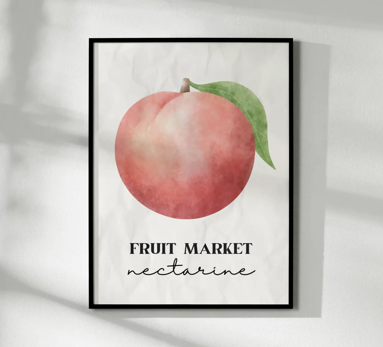 Nectarine poster con telaio in plastica da PinkCandyWalls