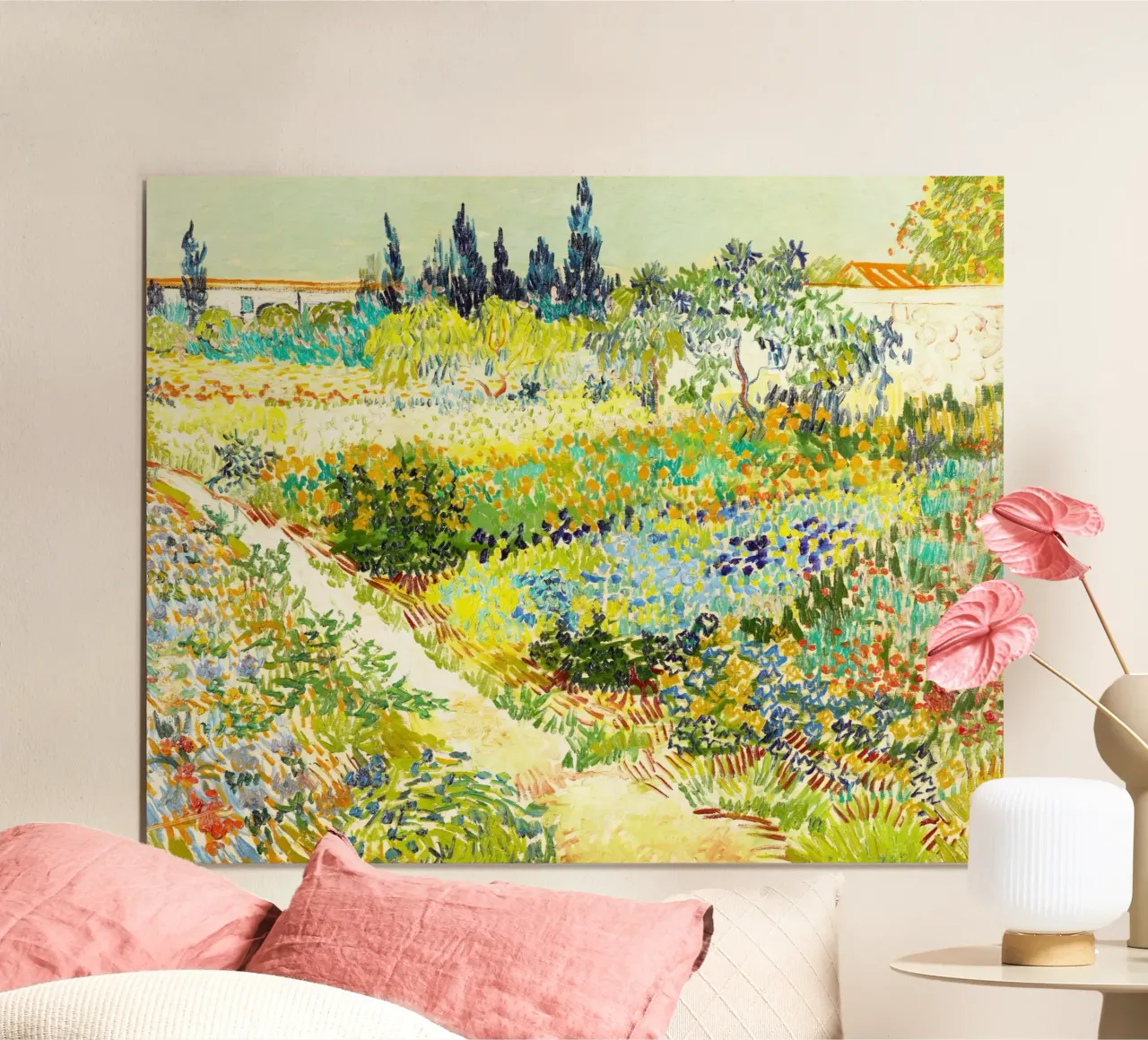 Giardino di Arles - Vincent van Gogh: poster da Van Gogh Prints