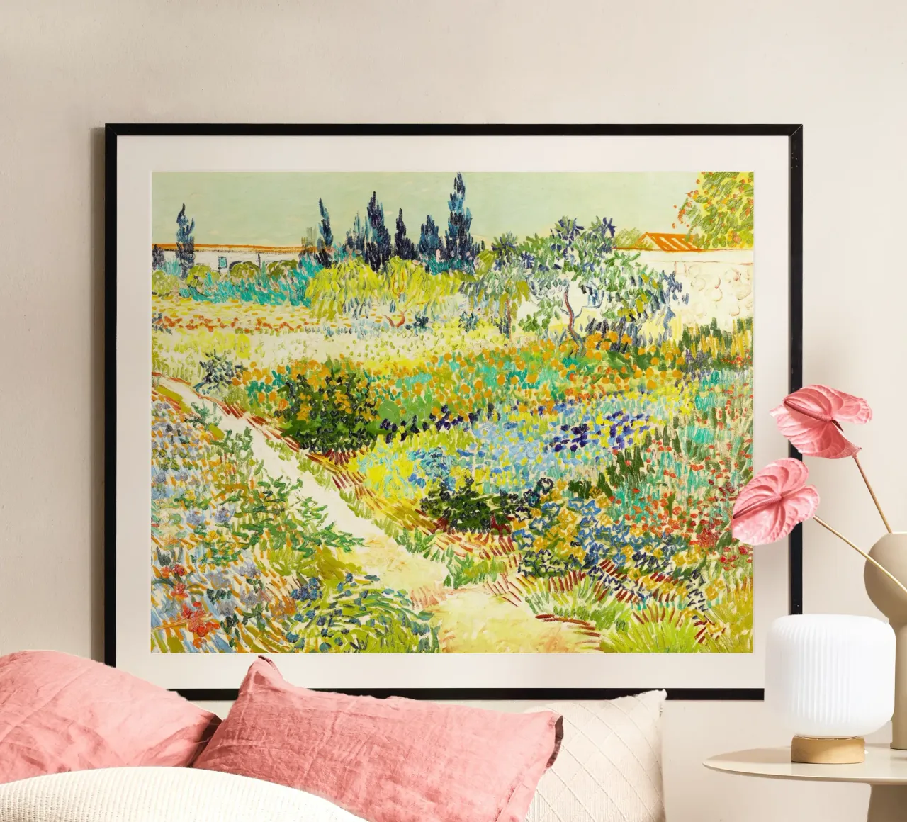 Giardino di Arles - Vincent van Gogh: poster da Van Gogh Prints