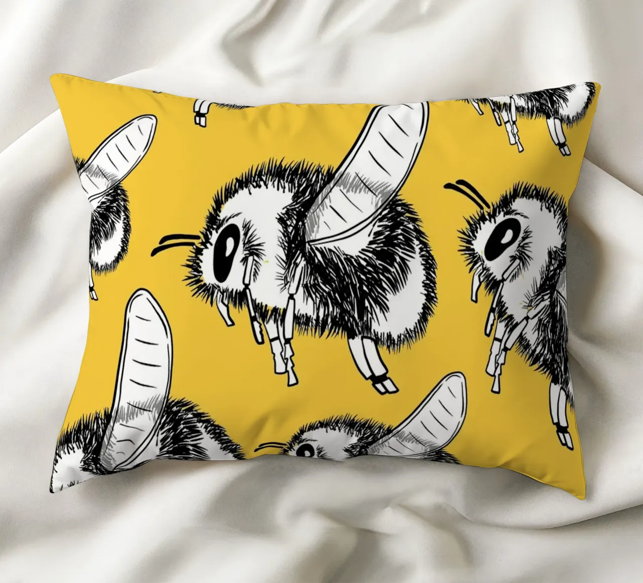 So many retro bees cuscino da BAINAI