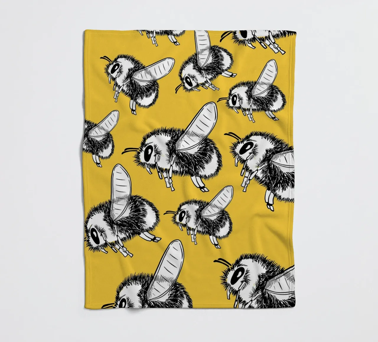 So many retro bees coperta in pile da BAINAI
