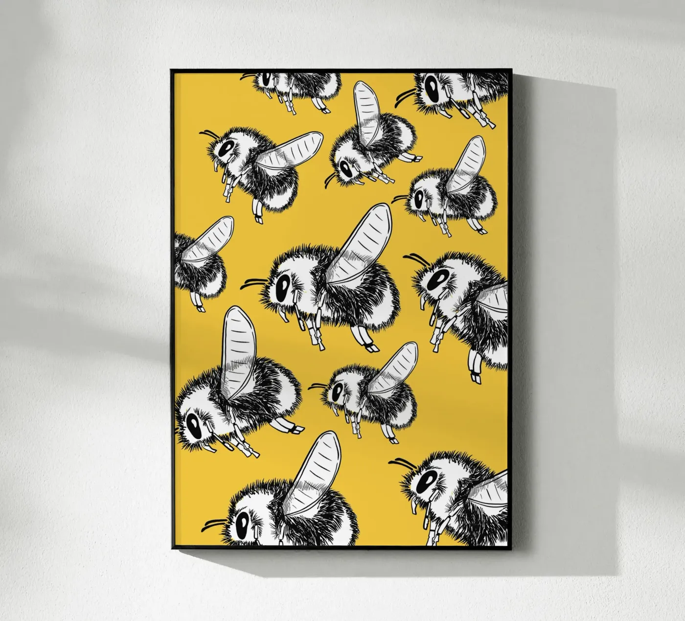 So many retro bees plexiglass da BAINAI