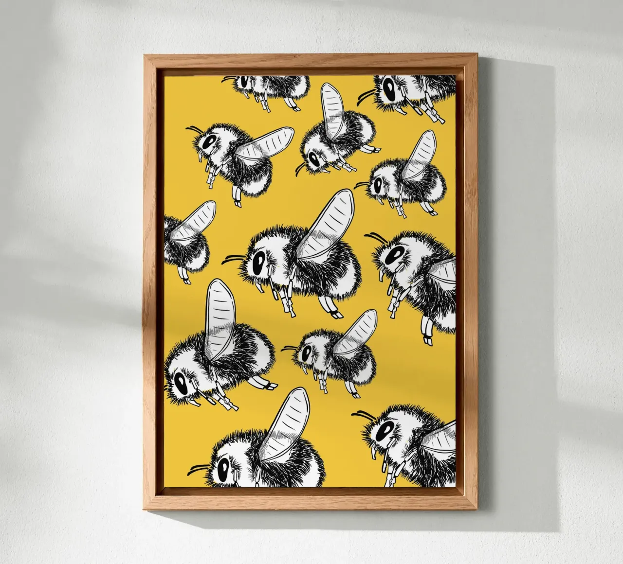 So many retro bees alluminio dibond da BAINAI