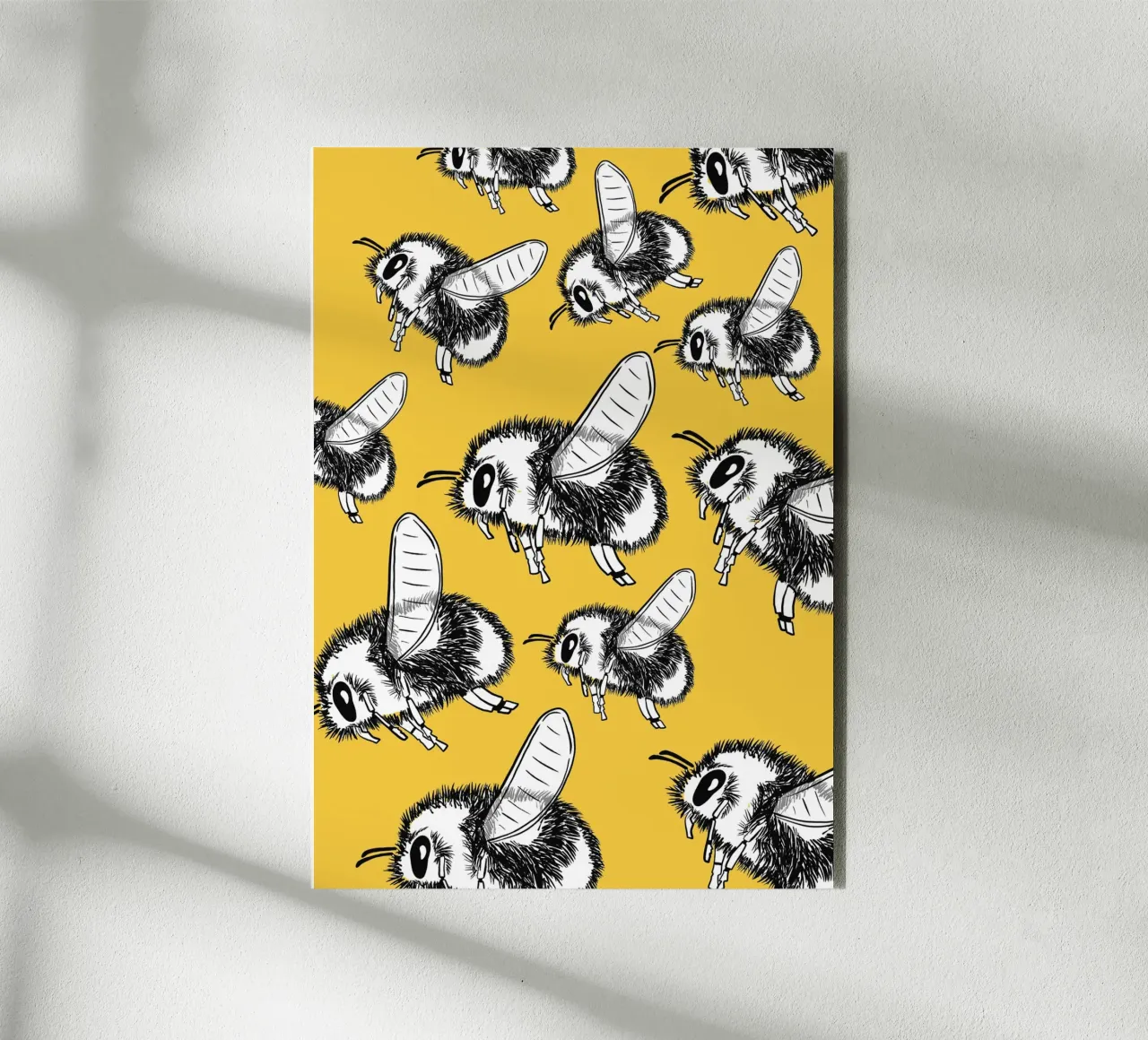 So many retro bees alluminio dibond da BAINAI