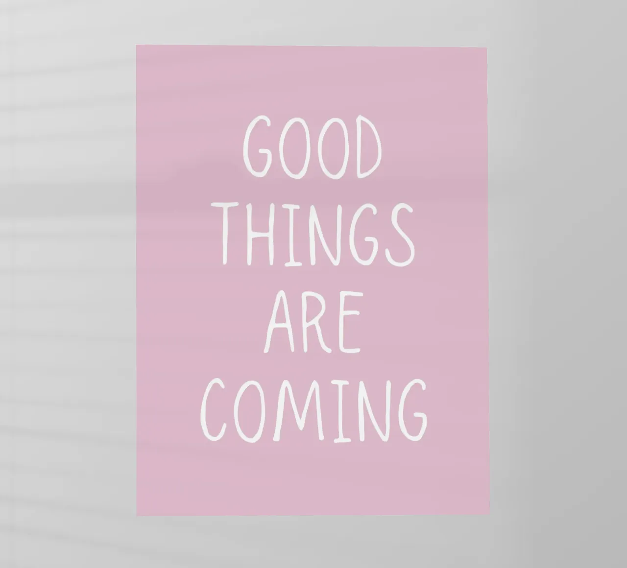 Good things are coming pellicola backlit da PinkCandyWalls