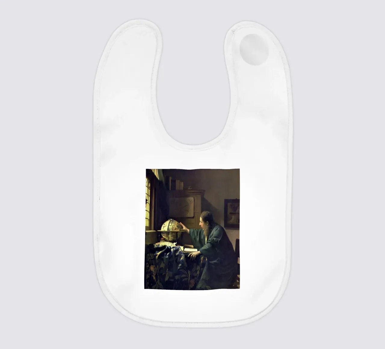 L'astronomo - Johannes Vermeer (1668 circa) bavaglino da Classic Art Prints