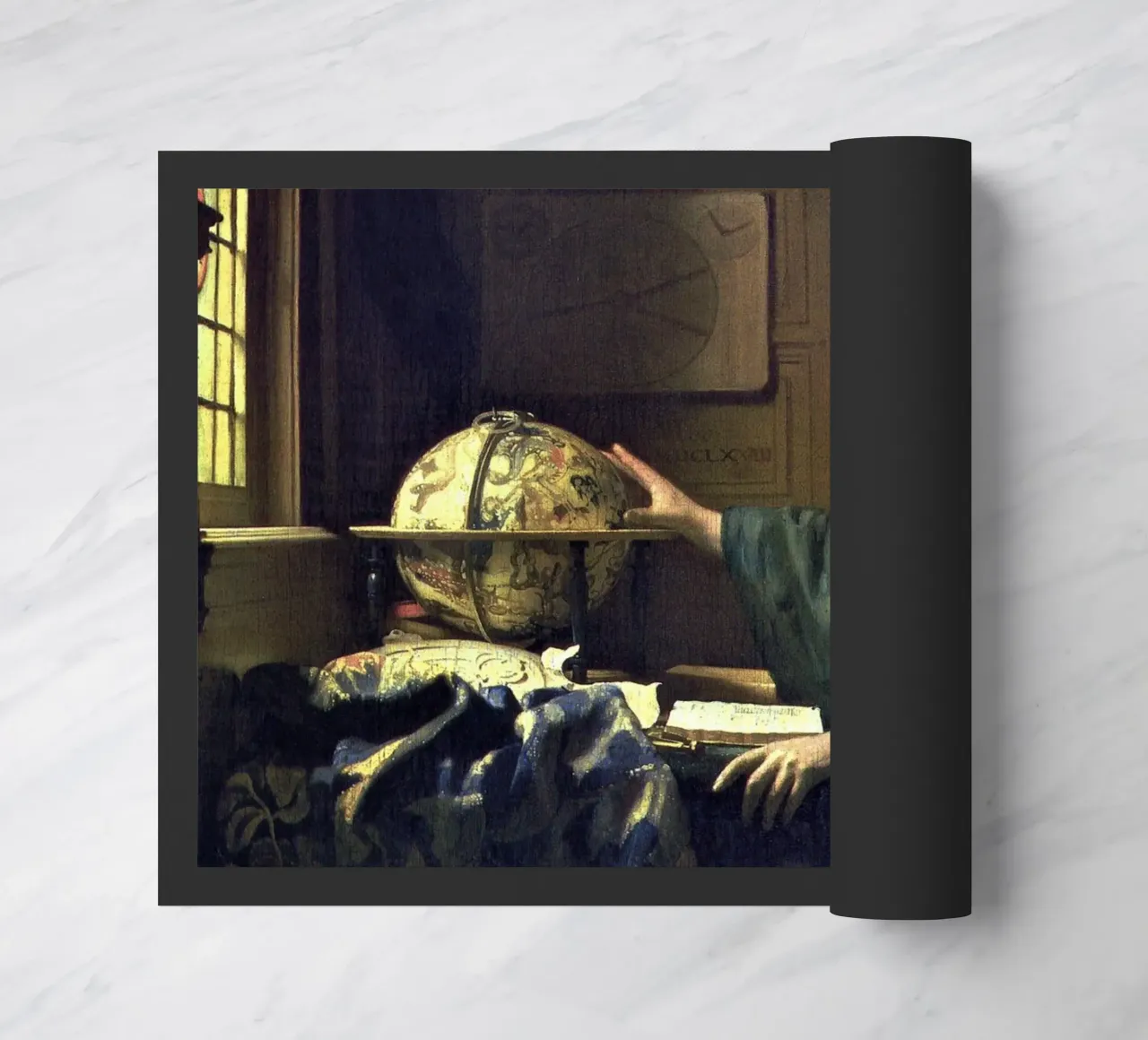 L'astronomo - Johannes Vermeer (1668 circa) zerbino da Classic Art Prints