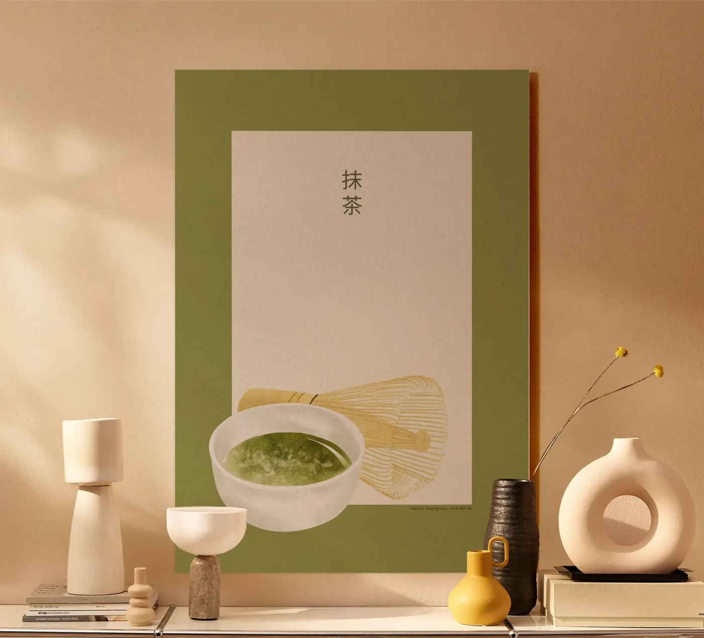 Stile Matcha Japandi plexiglass da PurePeachStudio
