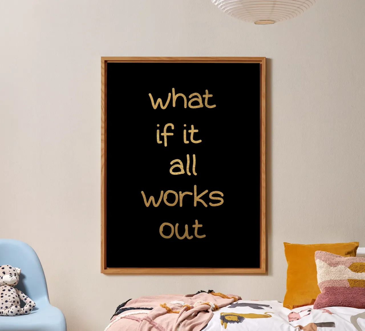 What if it all works out alluminio dibond da PinkCandyWalls