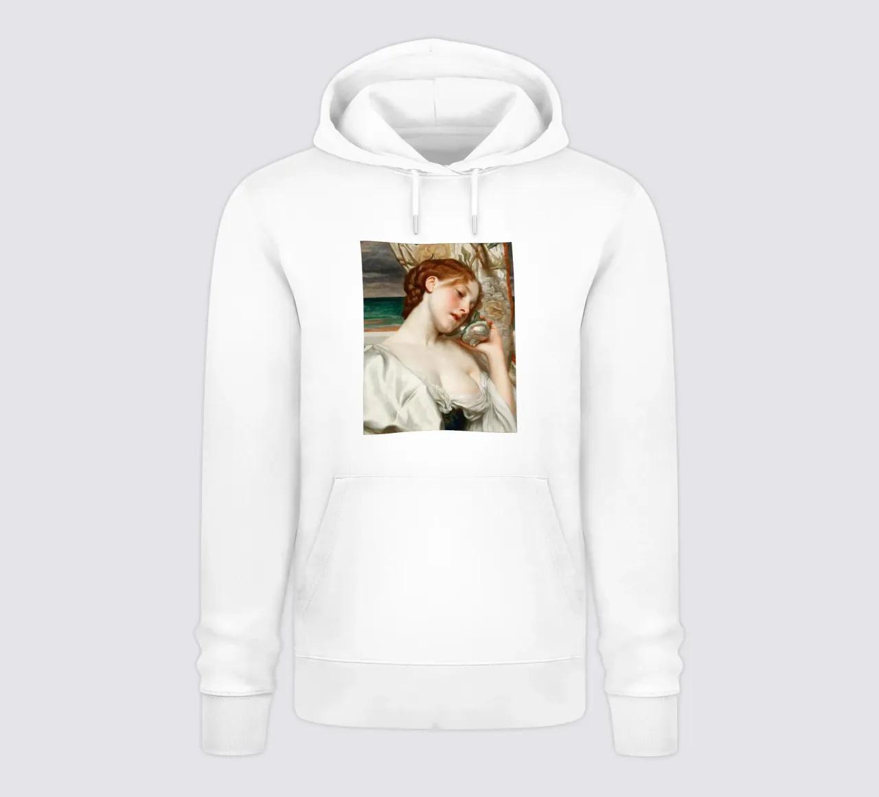 Echi del mare - Frederic Leighton felpa con cappuccio da Classic Art Prints