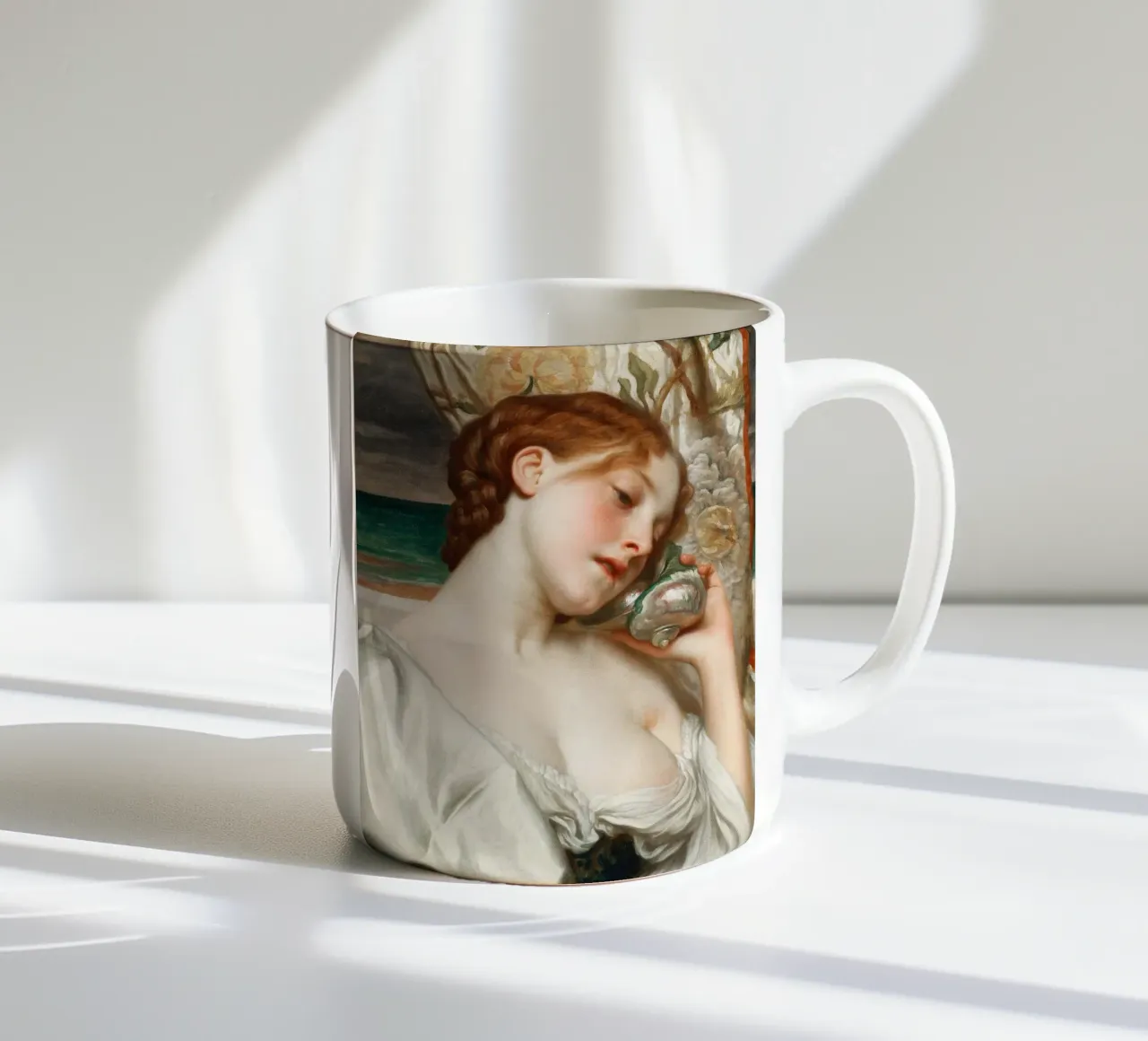 Echi del mare - Frederic Leighton tazza in ceramica da Classic Art Prints