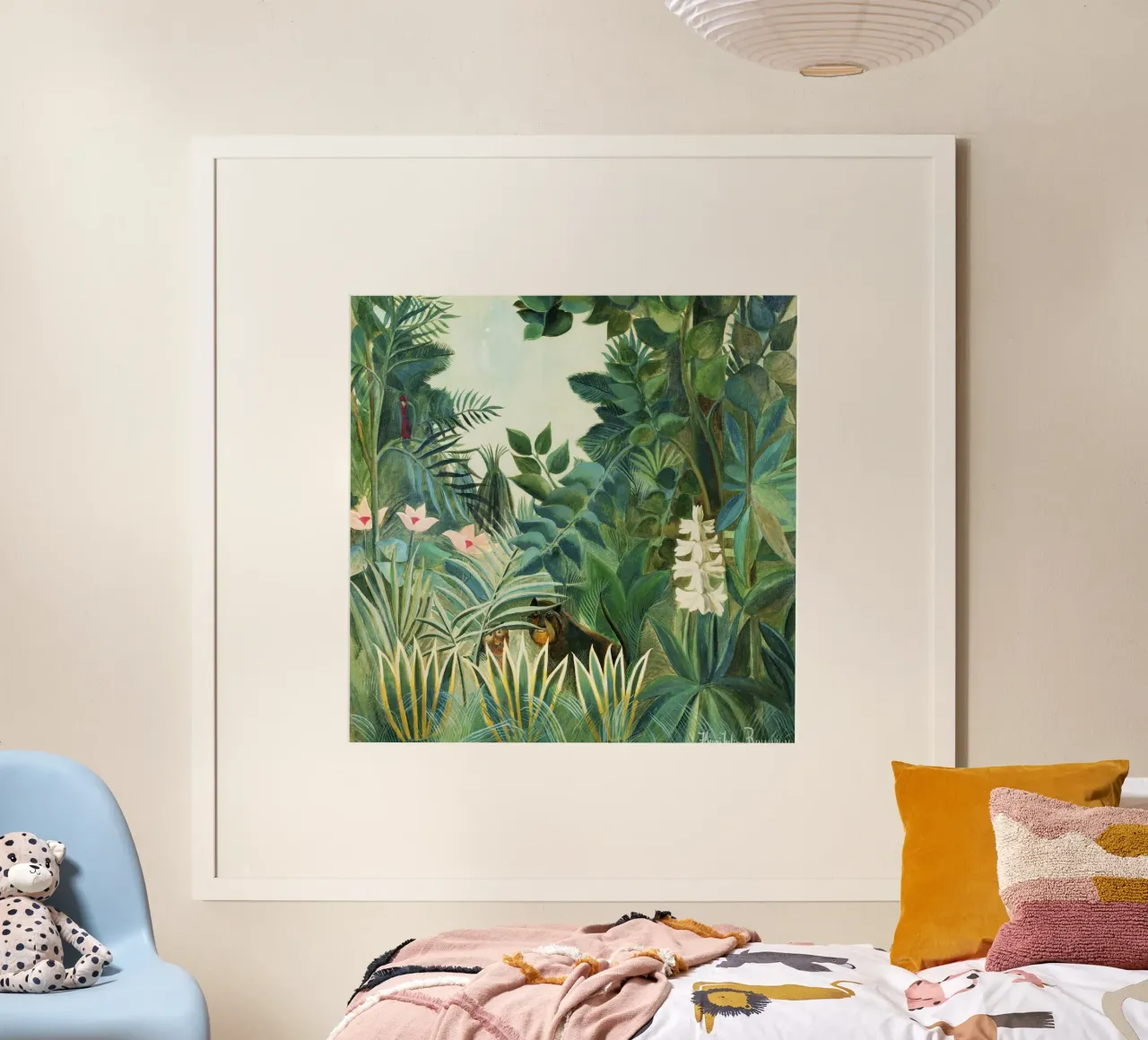 Der äquatoriale Dschungel - Henri Rousseau (1909 Poster von Classic Art Prints