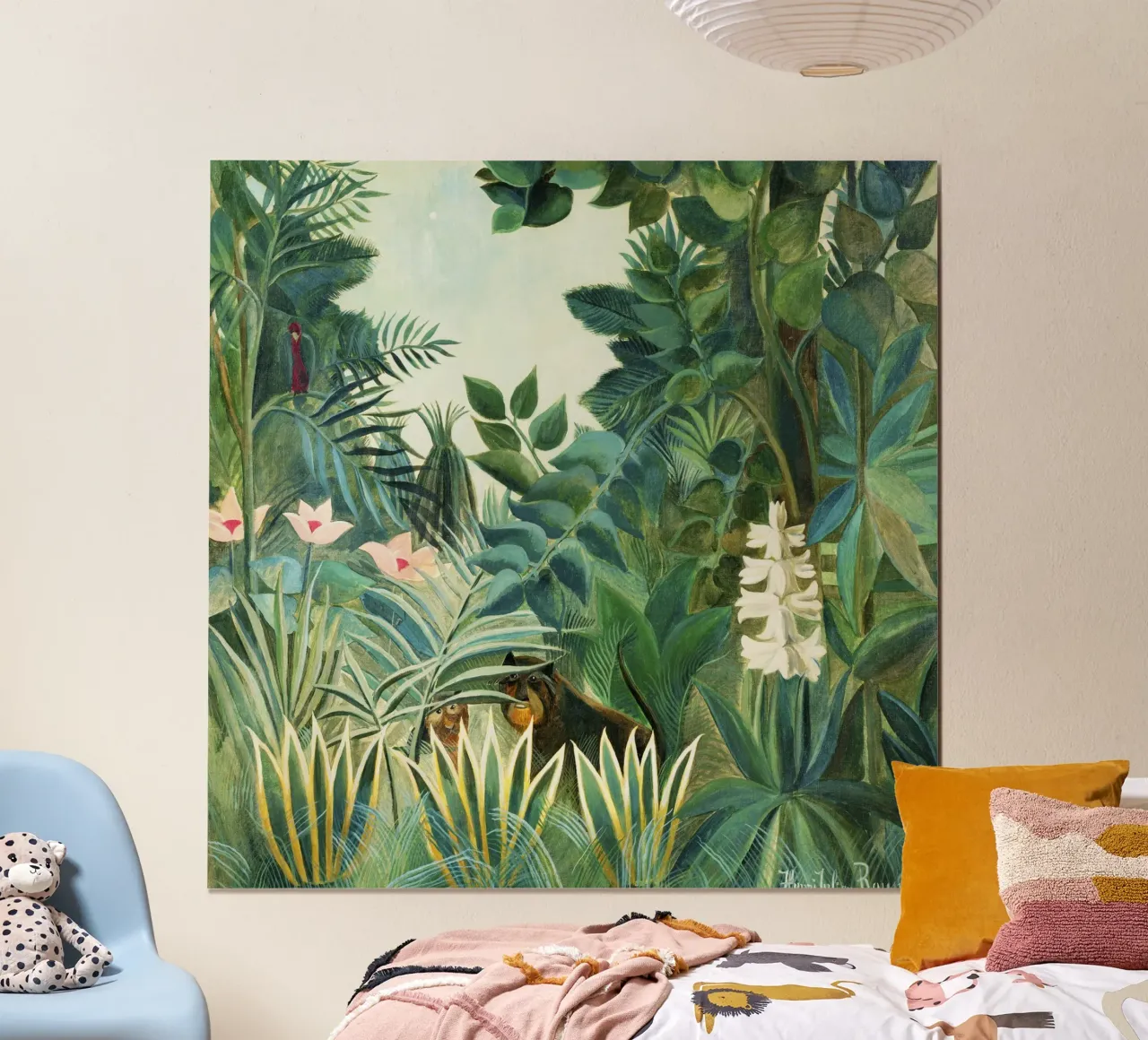 Der äquatoriale Dschungel - Henri Rousseau (1909 Poster von Classic Art Prints