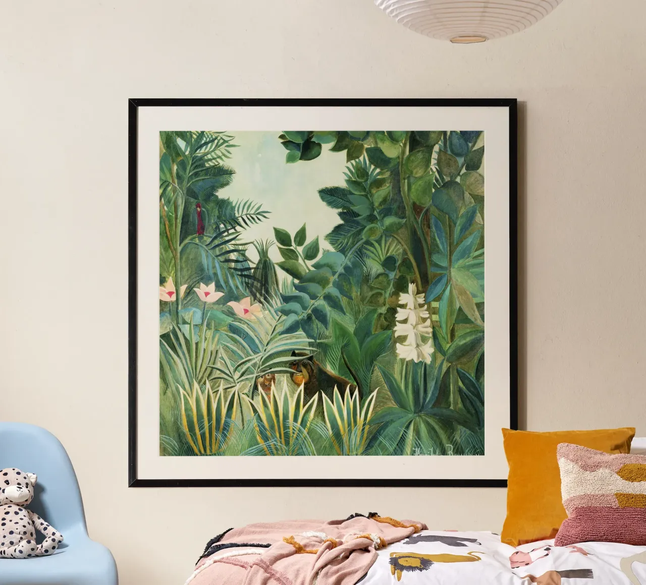 Der äquatoriale Dschungel - Henri Rousseau (1909 Poster von Classic Art Prints