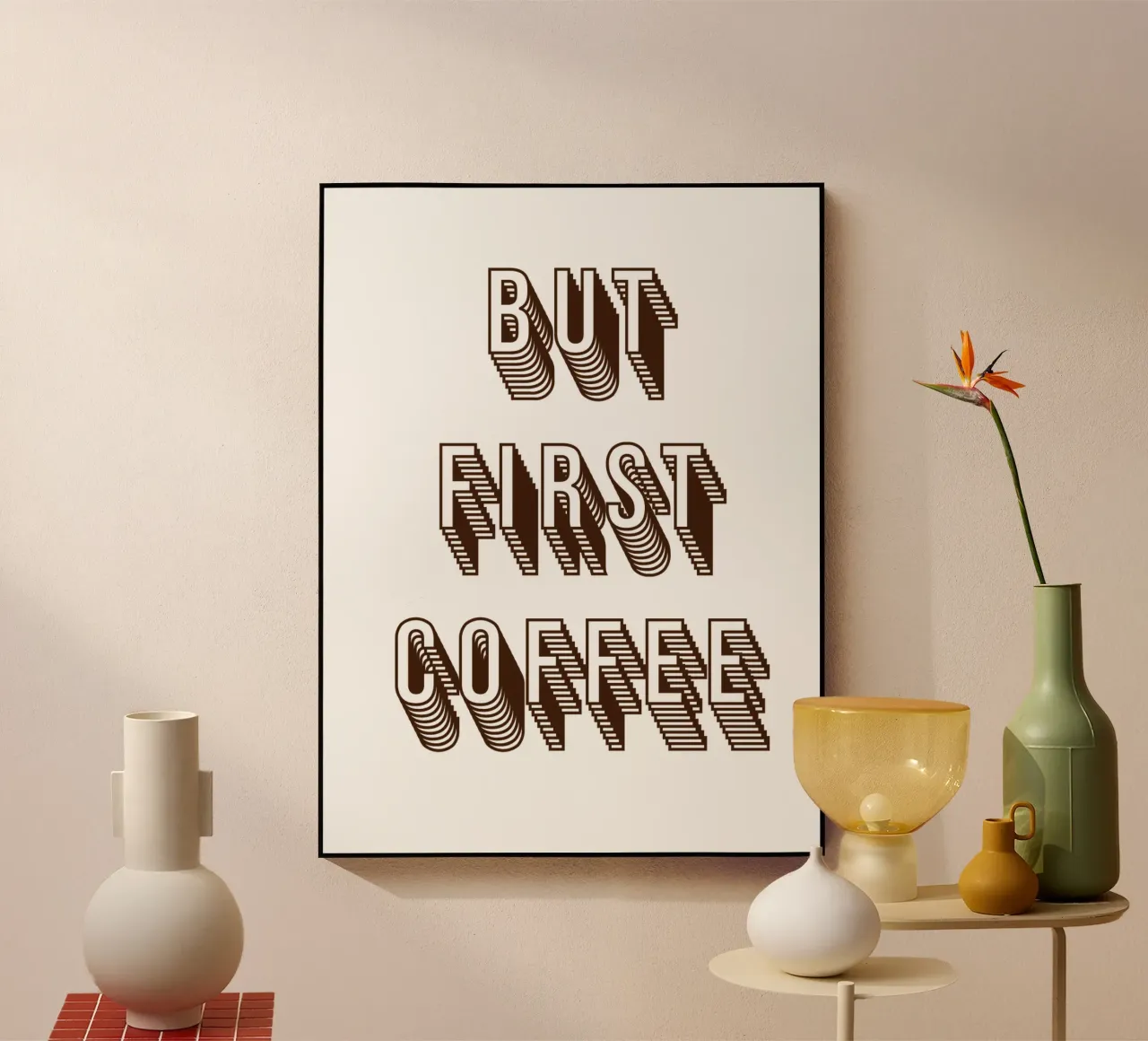 But first coffee plexiglass da PinkCandyWalls