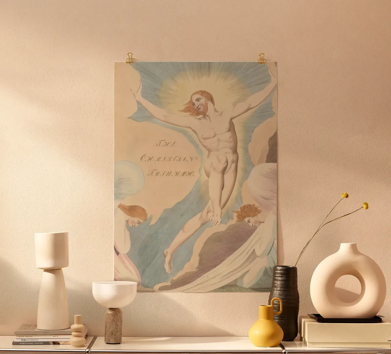 Il trionfo cristiano di William Blake - Revival Art poster da vintagepod