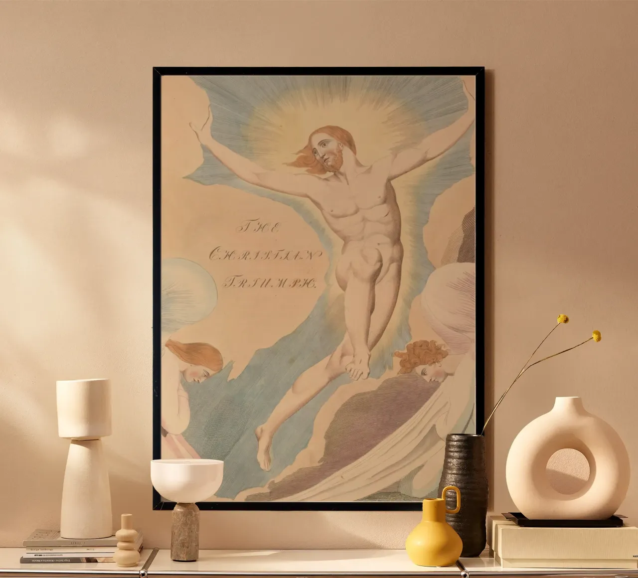 Il trionfo cristiano di William Blake - Revival Art poster da vintagepod