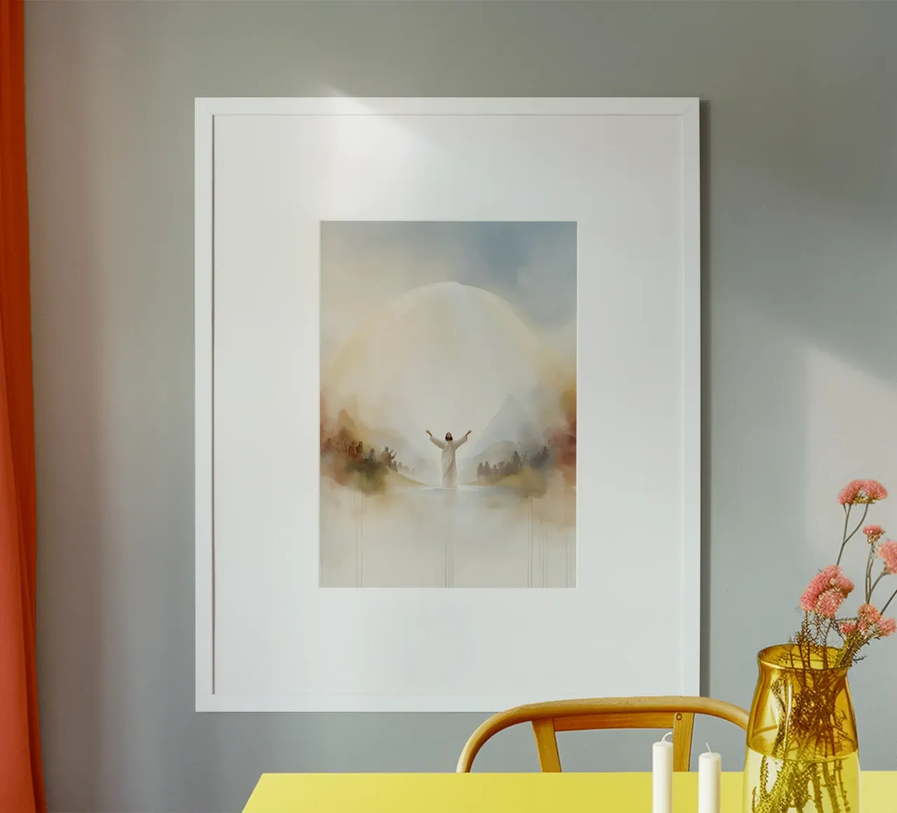 Il Battesimo di Cristo - Arte Celeste poster da vintagepod