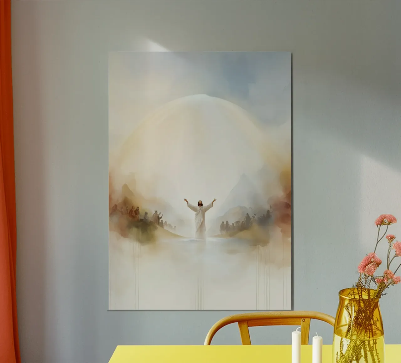 Il Battesimo di Cristo - Arte Celeste poster da vintagepod
