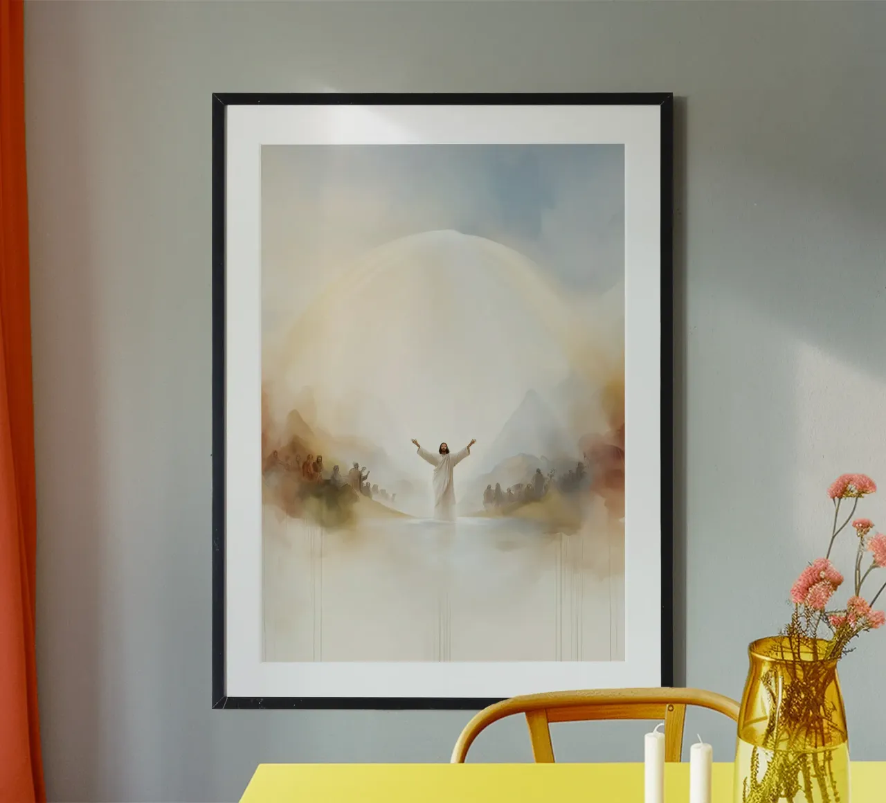 Il Battesimo di Cristo - Arte Celeste poster da vintagepod