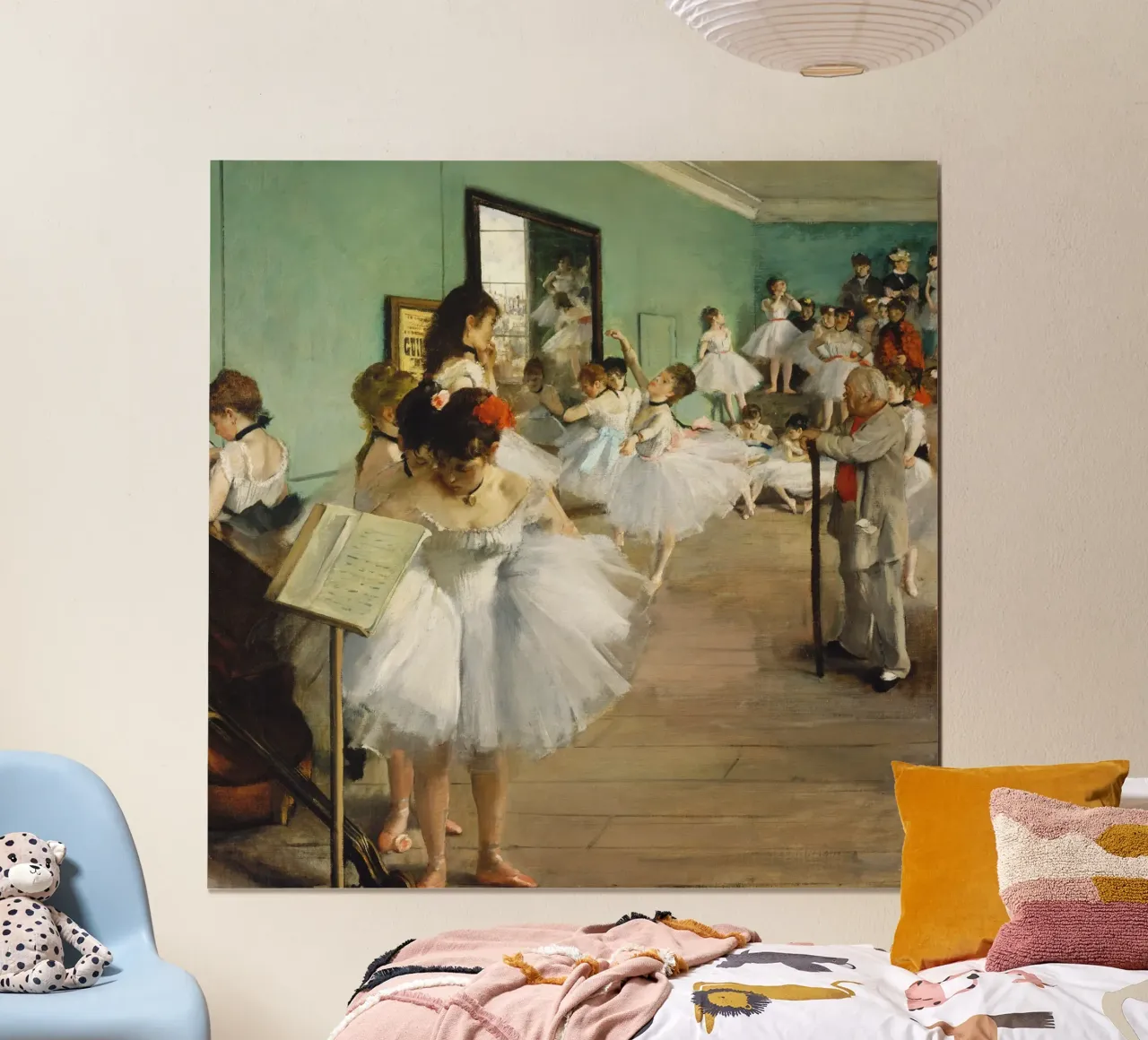 La classe di danza - Edgar Degas (1874 poster da Classic Art Prints