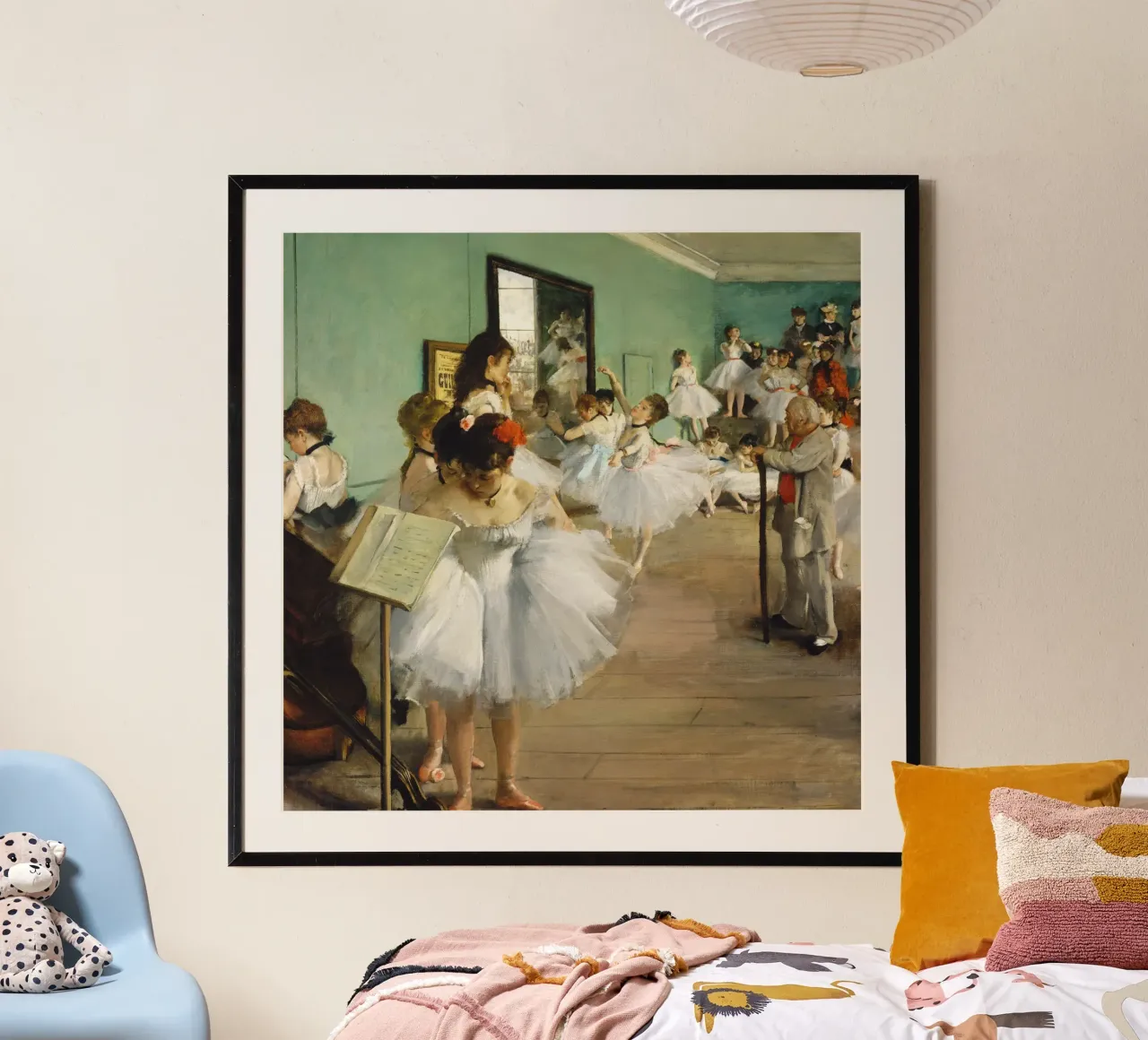 La classe di danza - Edgar Degas (1874 poster da Classic Art Prints