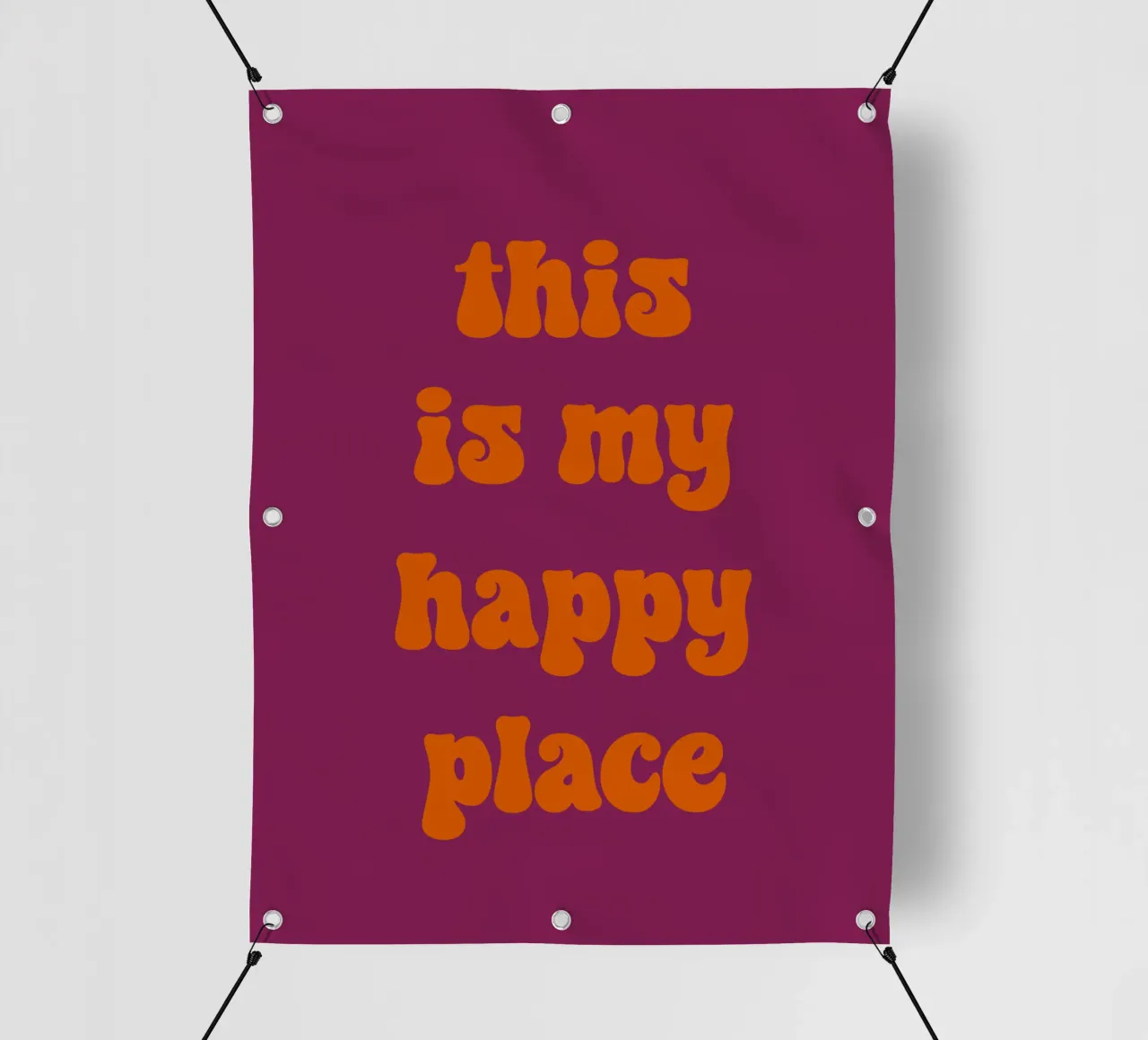 This is my happy place telo in pvc da PinkCandyWalls