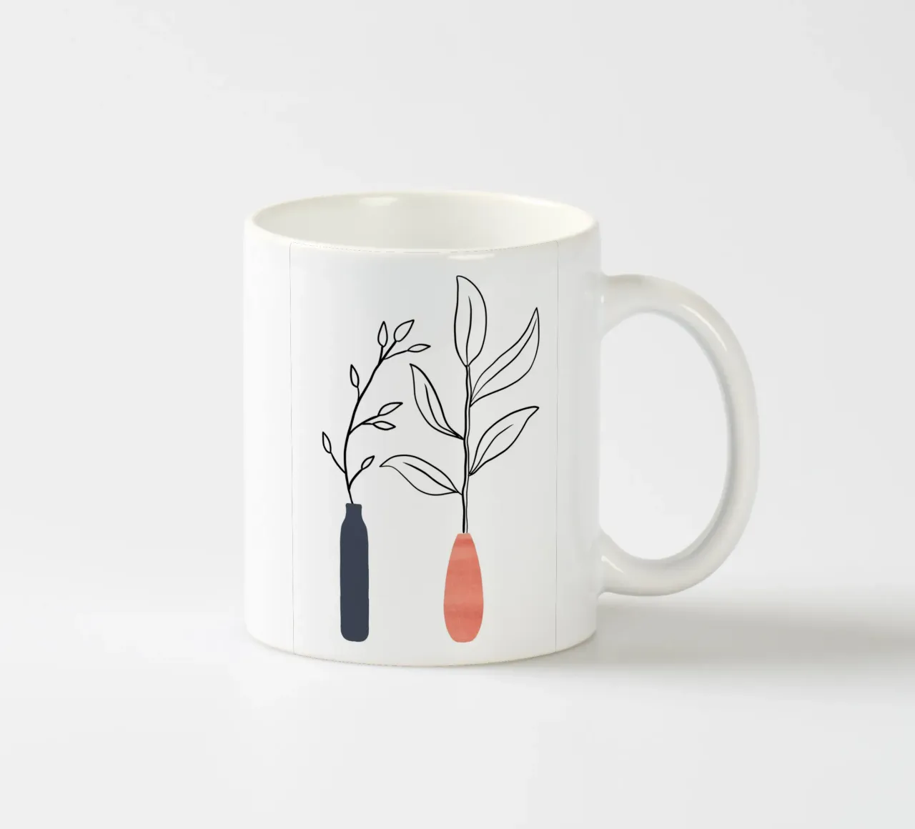 Vase 2 - Linienzeichnung tazza in ceramica da BAINAI