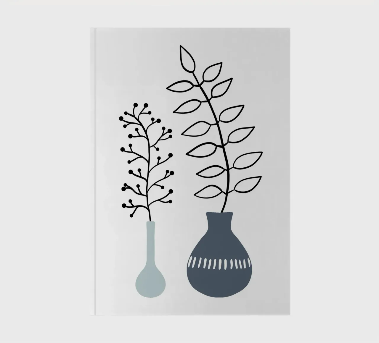 Vase 3 Linienzeichnung diario da BAINAI