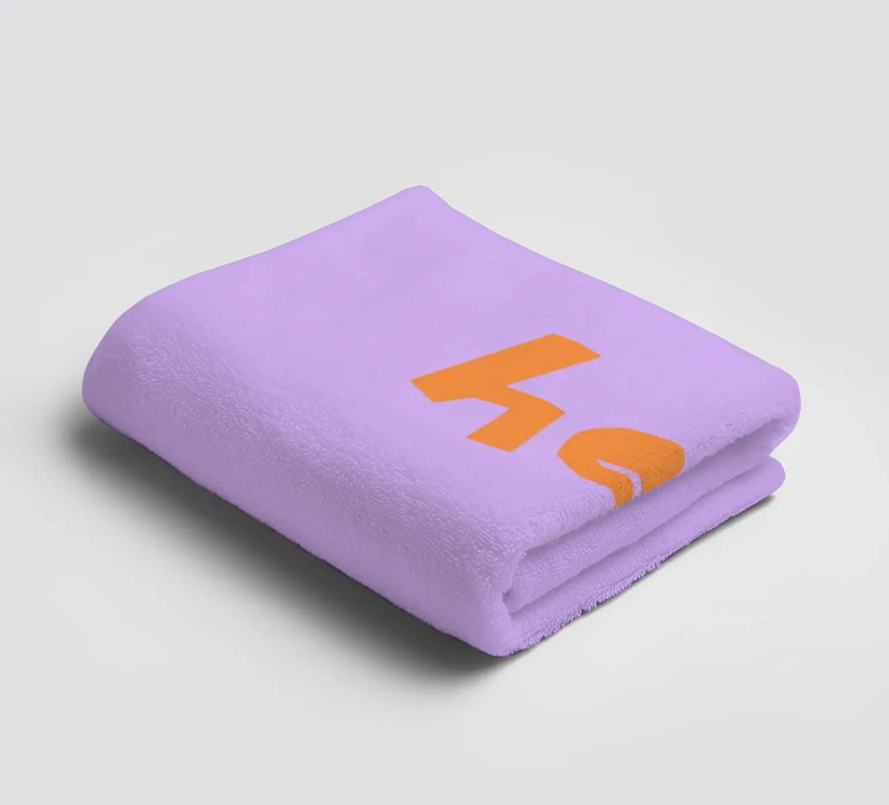 hej Scandinavian Typography towel by PurePeachStudio