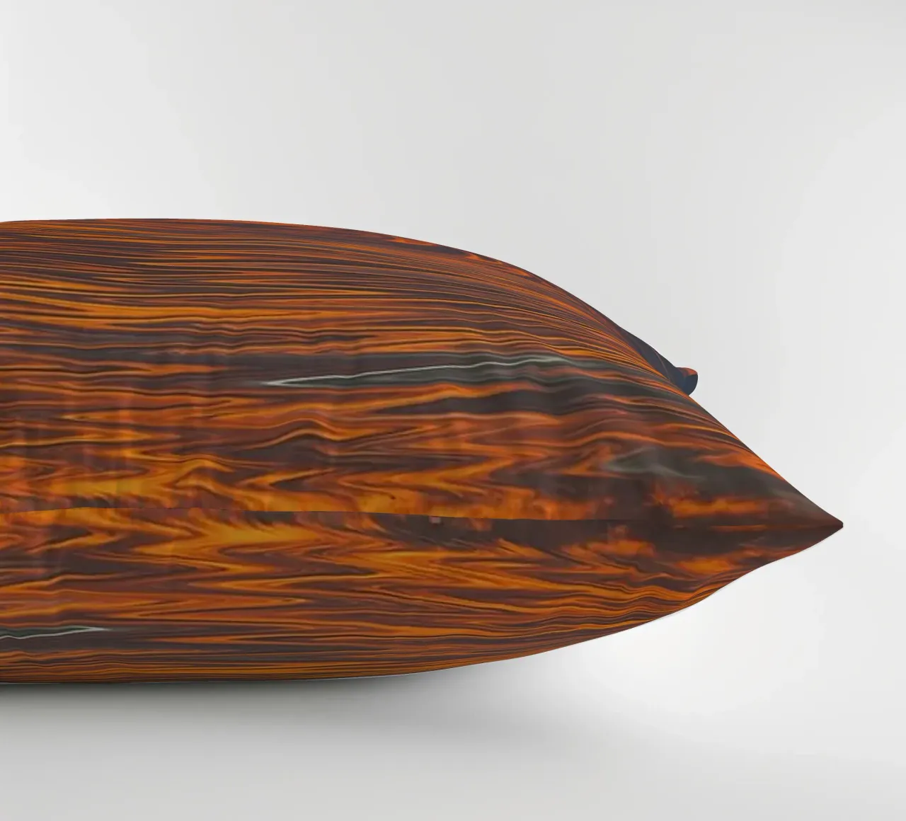 Abstract Circular Sunrise ā Zig-Zag Patterns in Dynamic Hues decorative cushion by jay