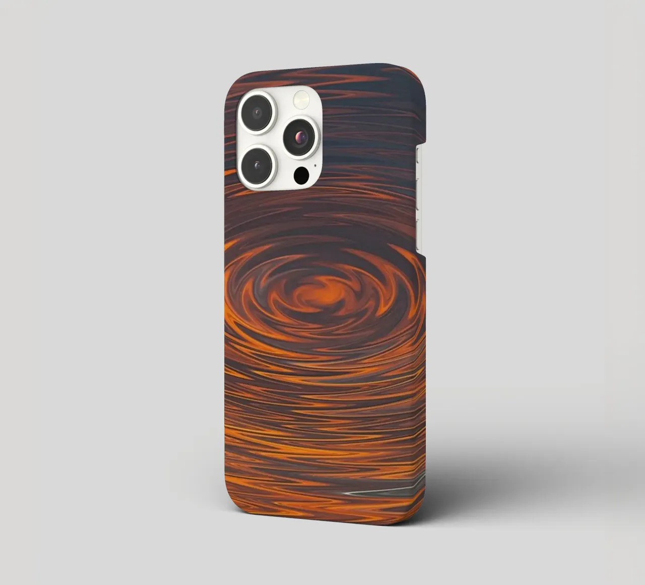 Abstract Circular Sunrise ā Zig-Zag Patterns in Dynamic Hues iphone case by jay