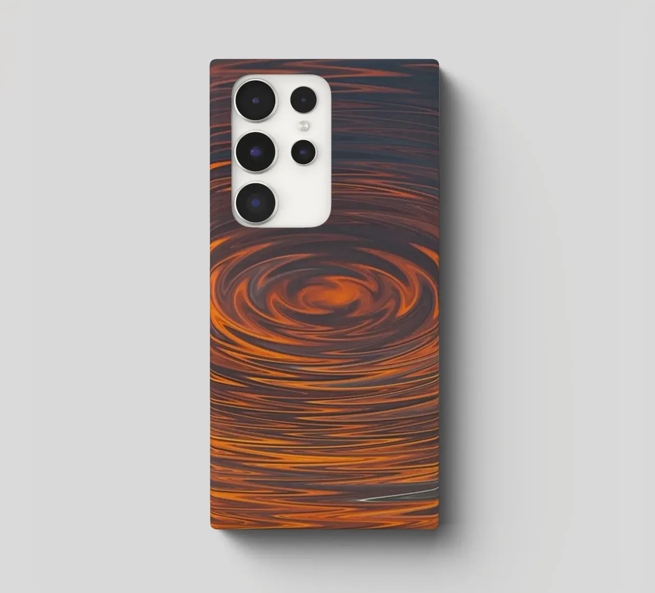 Abstract Circular Sunrise – Zig-Zag Patterns in Dynamic Hues samsung phone case by jay