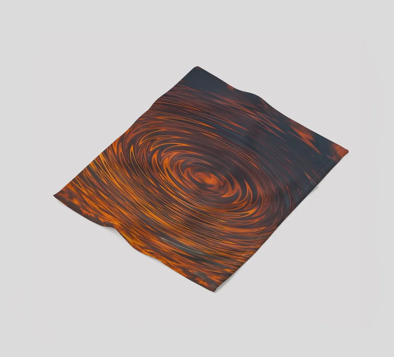 Abstract Circular Sunrise ā Zig-Zag Patterns in Dynamic Hues fleece blanket by jay