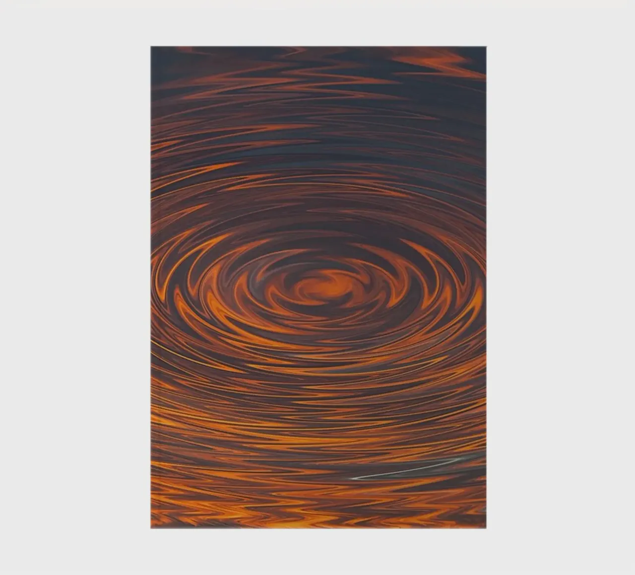 Abstract Circular Sunrise – Zig-Zag Patterns in Dynamic Hues notebook by jay