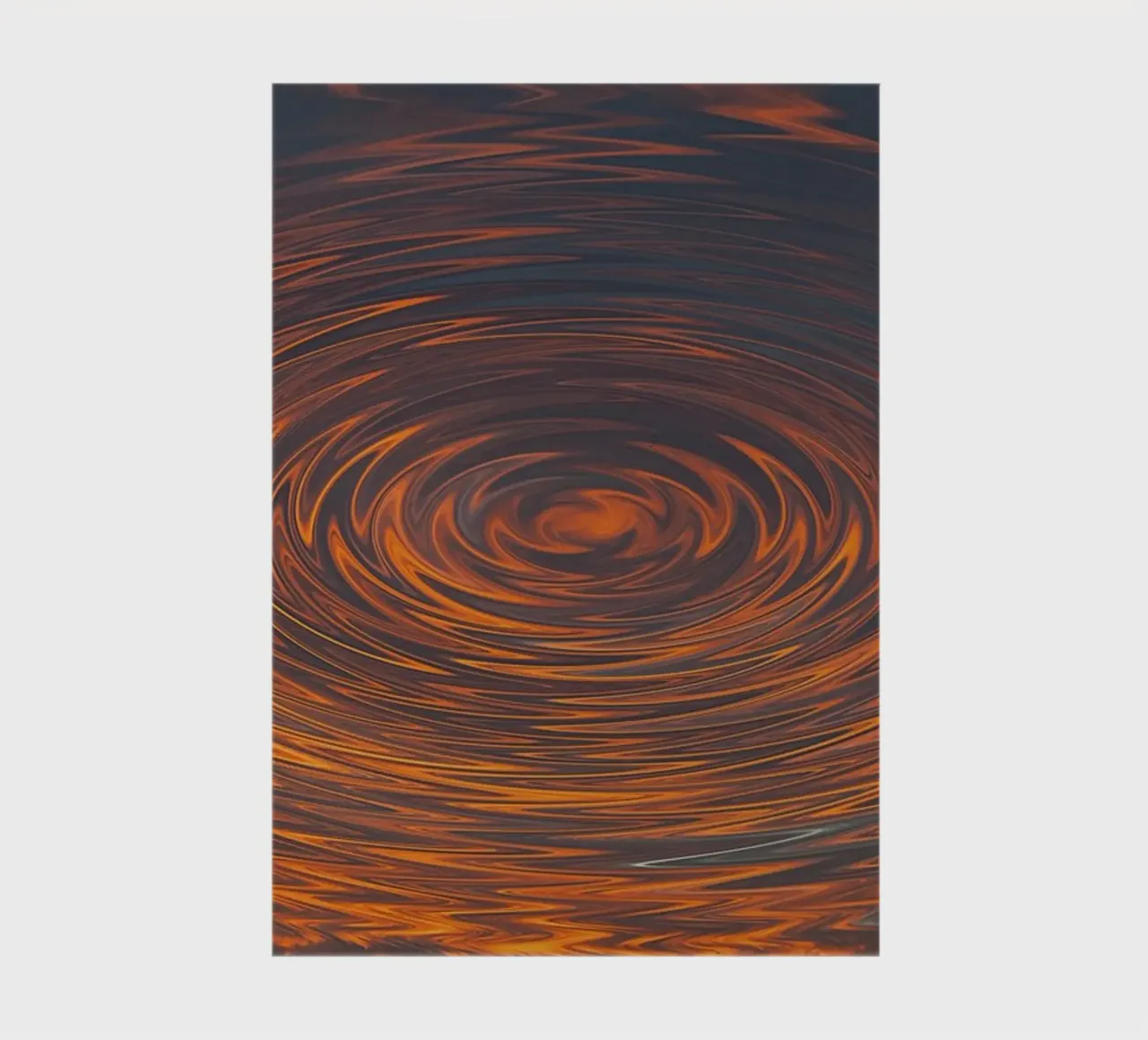 Abstract Circular Sunrise – Zig-Zag Patterns in Dynamic Hues notebook by jay